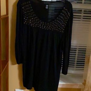 Black dress top
